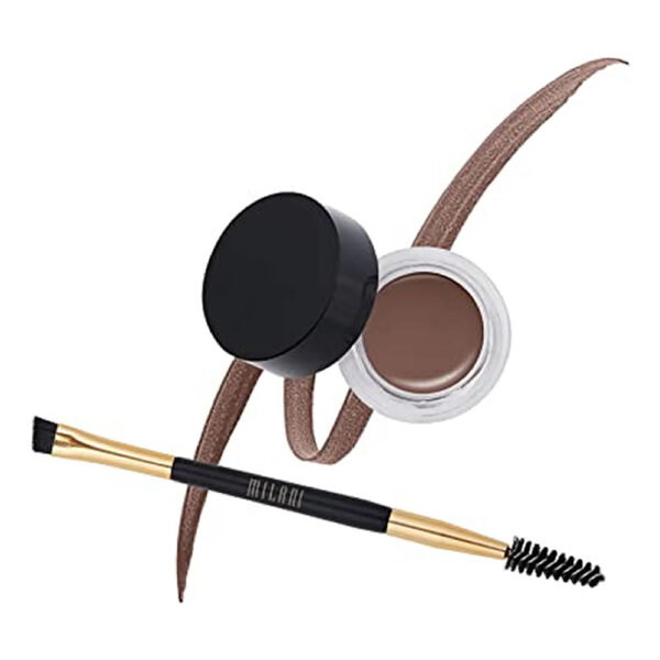Milani Stay Put Brow Color  Dark Brown (0.09 Ounce) Vegan