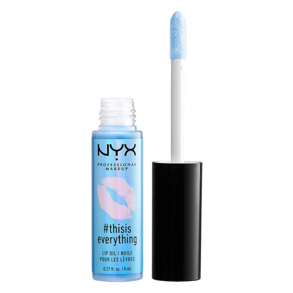 Professional This is everything Lip Oil Lip Gloss Sheer Sky Blue.The lightweight and non-greasy texture of the lip oil lip gloss makes it perfect.