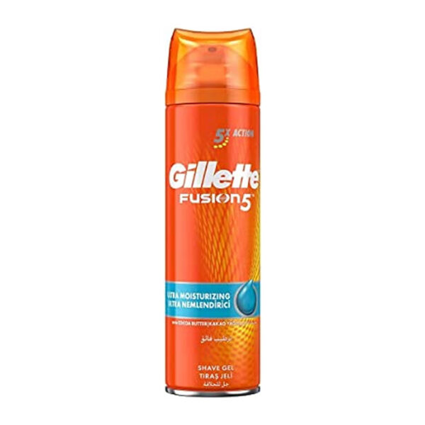 Gillette Fusion5 Ultra Moisturising Mens Shaving Gel 200ml