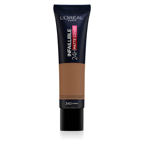 L'Oreal Infallible 24HR Matte Foundation 340 Copper.The rich pigmentation of shade 60 Poet delivers a deep, color that adds a touch of allure to your look.