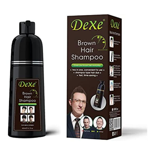 Dexe Instant Reddish Brown Hair Shampoo 400ml