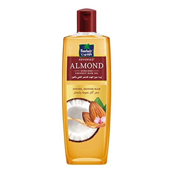 Almond Oil By Parachute Advansed Boosts Shine & Softness Blend Of Coconut Oil 300ml Brown
