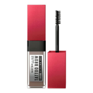 Maybelline Tattoo Studio Waterproof Brow Gel 257 Medium Brown.This long-lasting tinted eyebrow gel goes on easier than ever for a natural makeup.